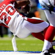 Running back Jonathan Dwyer, No. 20 of the Arizona Cardinals, scores a touchdown in the first quarter against the New York Giants during a game at MetLife Stadium Sept. 14, 2014, in East Rutherford, N.J.
Alex Trautwig/Getty Images
